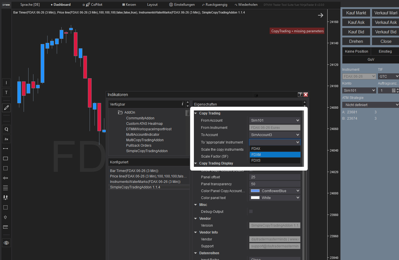 Simple Copy Trading Addon – Bild 2